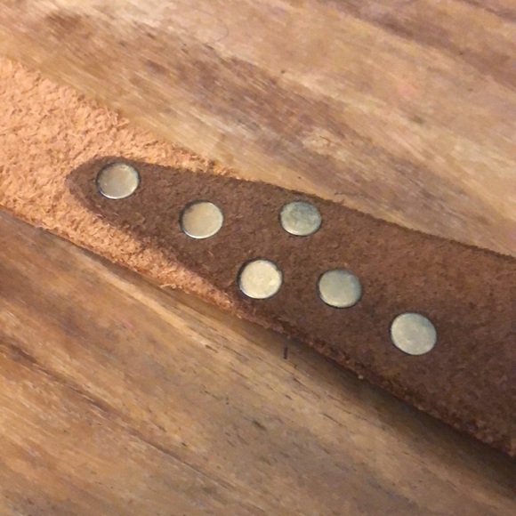 Designer handmade one of kind leather belt - Picture 6 of 11